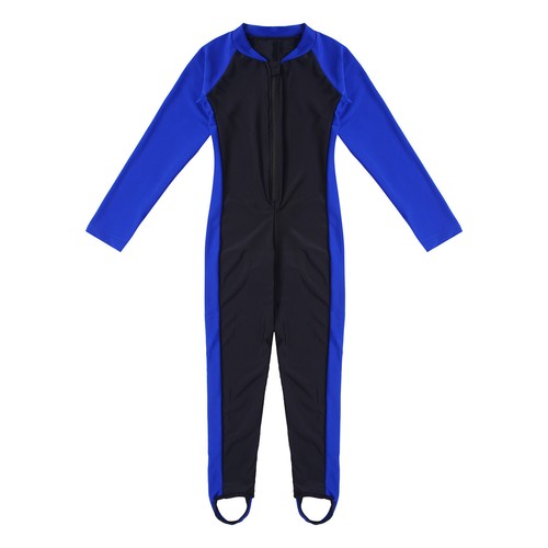 Kids Boys Girl One Piece Short Sleeve Rash Guard Swimsuit Surfing Swimming Suit - Picture 146 of 153