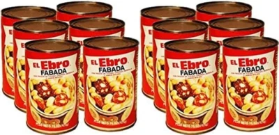 Ebro Foods El Fabada White Beans. Delicious Ready To Eat 12/15oz Case