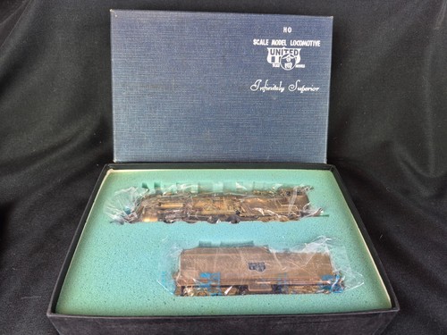 HO BRASS PFM UNITED SANTA FE BERKSHIRE 2-8-4 *EXCELLENT CONDITION* - Picture 13 of 16