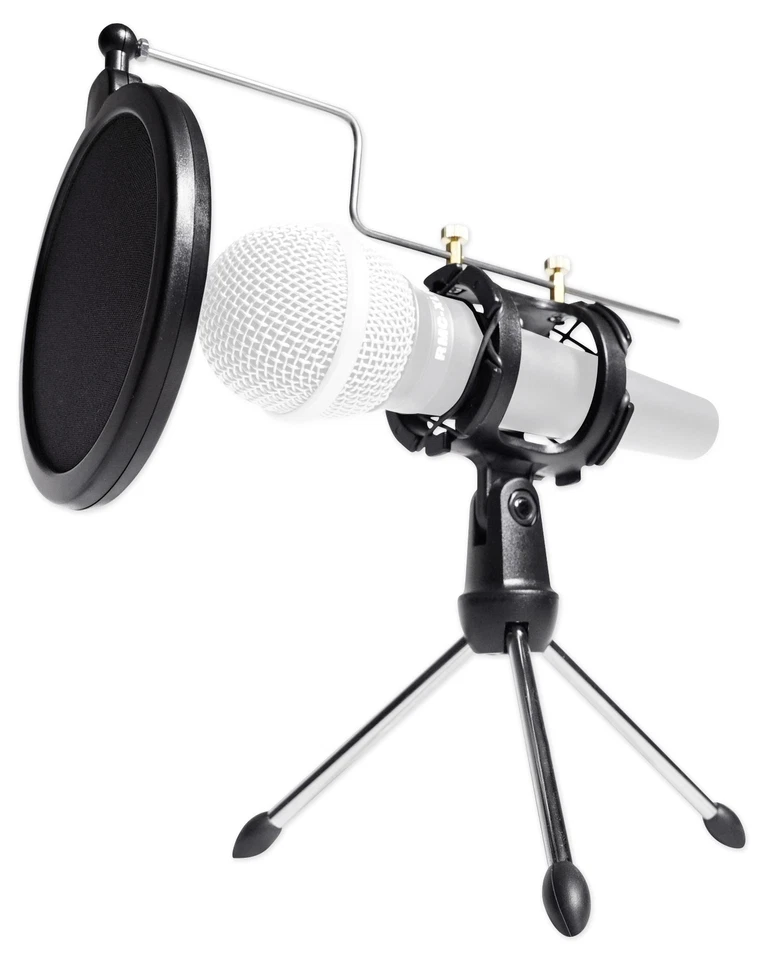 Mackie 1-Person Podcast Podcasting Recording Kit w/EM-89D Mic+Stand+Headphones - Image 4 of 4