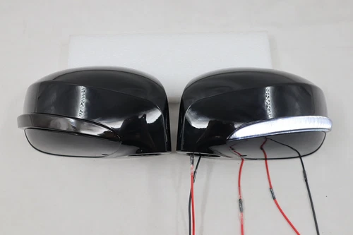 LED Sequential Mirror Light+ Black Cover,Turn Light DRL Fit 2009~2016 GTR R35 