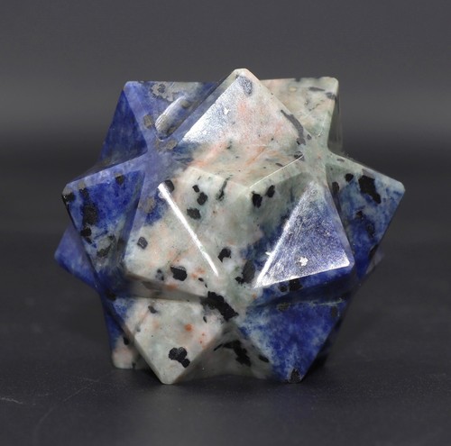 50MM Blue Sodalite Merkabah Chakra Balance Healing Crystal Gemstone Energy Star - Picture 2 of 10