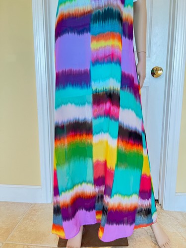 LA BLANCA colorful long maxi dress size S - Picture 2 of 10