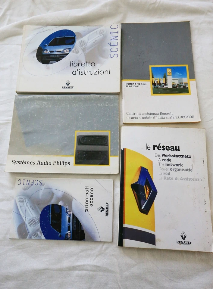 SET LIBRETTO USO E MAUTENZIONE RENAULT MEGANE SCENIC 1999 ITALIANO - Immagine 2 di 4