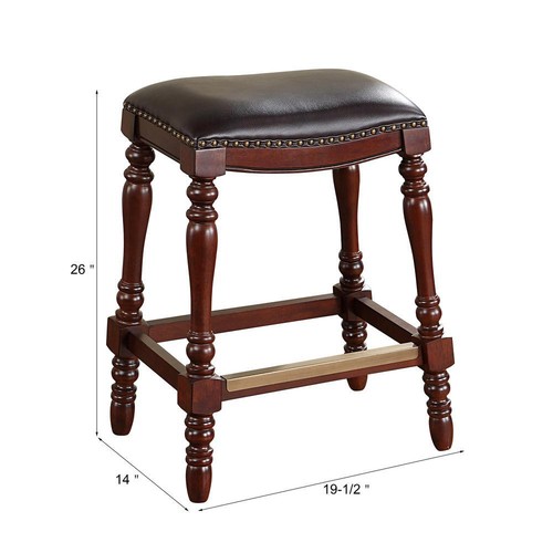 Chester Saddle Seat Counter Stool