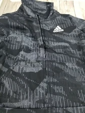 adidas Boy's 2 Piece Jacket & Pants Outfit Set Tracksuit - Size 12 months     