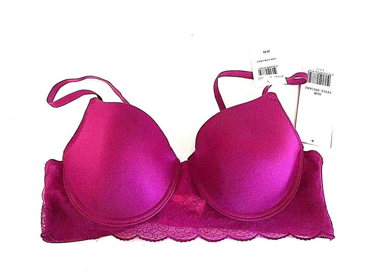 九十九 009X13 Isaac Mizrahi IM15682 Lightly Lined Lace Trimmed Demi Bra