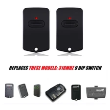 2 Remote Control Transmitter for GTO Mighty Mule Linear Gate Opener RB741/FM135