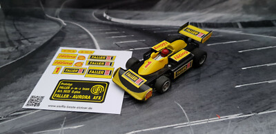 Faller AMS AURORA AFX G-Plus Team Faller a.m.s ''Prototyp'' Satz Repro Sticker