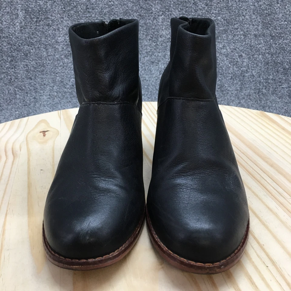 Toms Botas Mujer 7 Carpe Diem Botines Cuero Negro Tacones Borlas Cremallera Foto 3 de 4