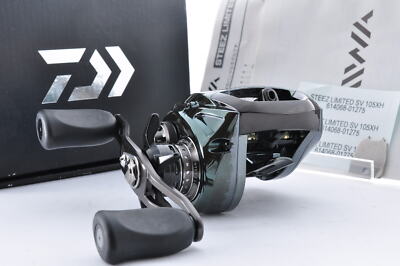 Moulinet Casting Daiwa 14 STEEZ LIMITED SV 105XH Main Droite - Near Mint - Japon
