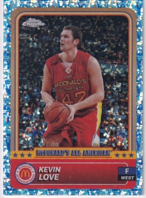2024 Topps Chrome McDonalds All-American No. 48 Kevin Love McFlurry Refractor
