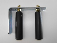 NYLON TOP GUIDE ROLLERS & BRACKET FOR SLIDING GATE -150 x 40mm - M16 BOLT