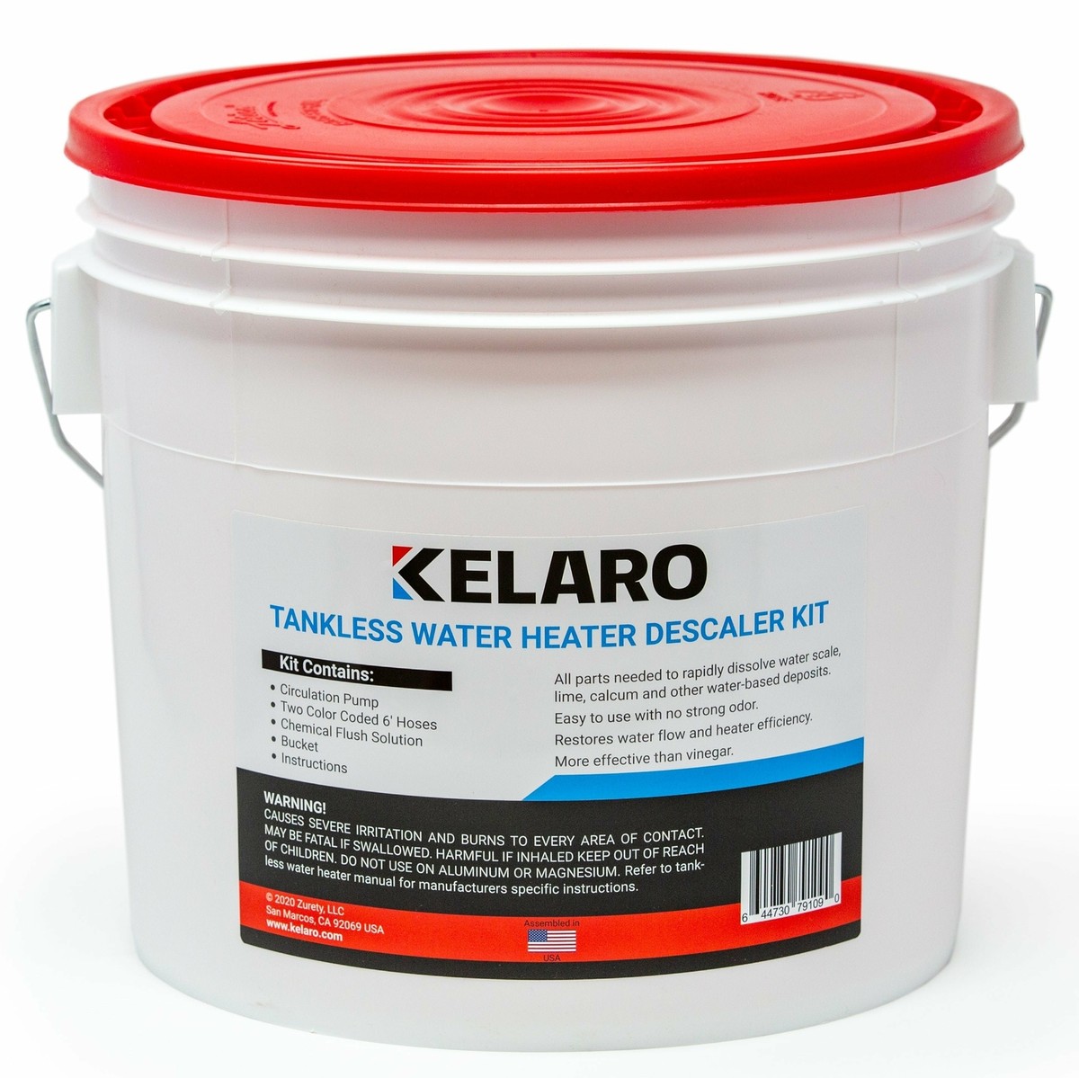 Rinnai Tankless Water Heater Flushing Descaling Kit Solution Pump Hose  Bucket 644730791090 | eBay