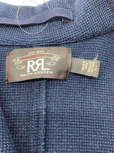 RRL RALPH LAUREN Pea Coat Cotton Indigo Size-L Men's Japan Used - Picture 3 of 5