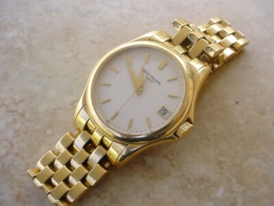 Patek Philippe Calatrava 5127/1J 18K Gold. Wow with 18K Gold Bracelet!