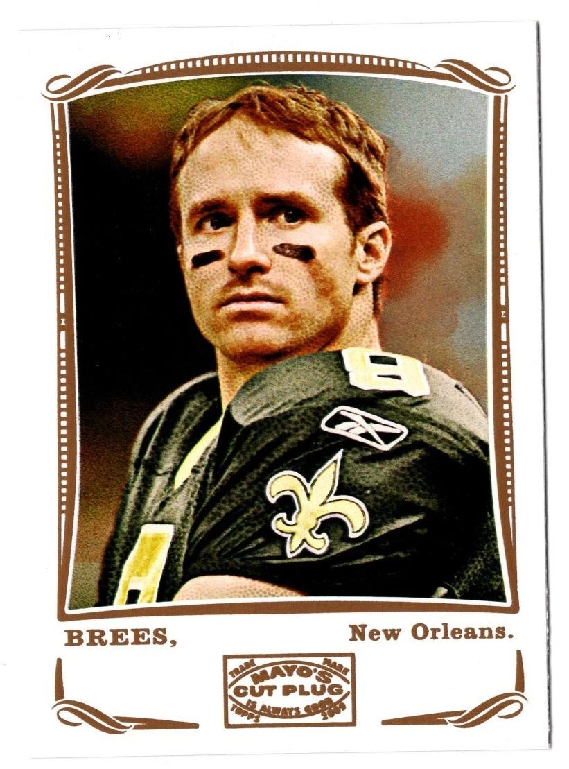 Drew Brees trading card