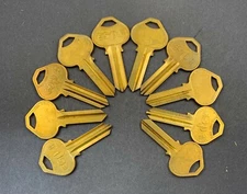 Key Blanks 1011D41 RU19 Type 5 Pin Master Sectional for Corbin Russwin D Keyways