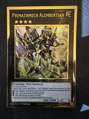 Yu-Gi-Oh! TCG Primathmech Alembertian Maximum Gold: El Dorado MGED-EN030 1st...