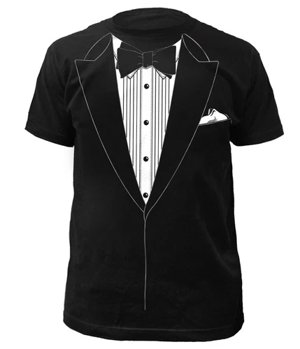 Tuxedo Black Prom Costume Party T-Shirt - product listing photo