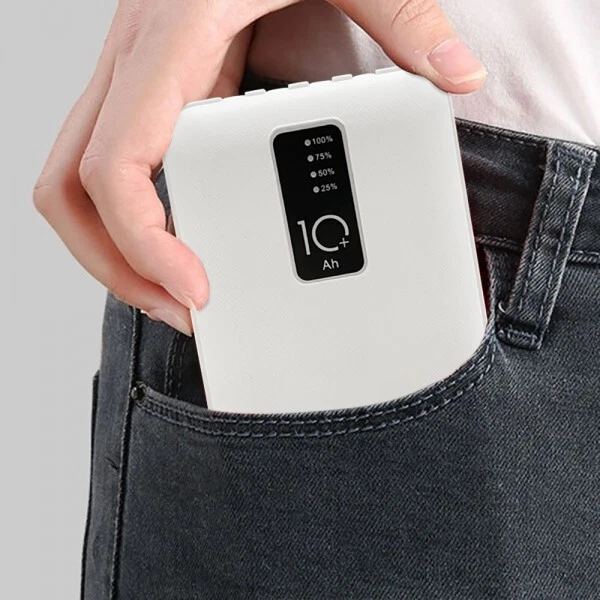 Power Bank 20000mAh Caricabatterie Portatile ad Alta Velocità con 4 Cavi USB - Imagen 3 de 4