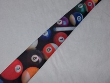 RALPH MARLIN 1991 BILLIARDS NECK TIE 100% POLYESTER MADE IN USA--NICE