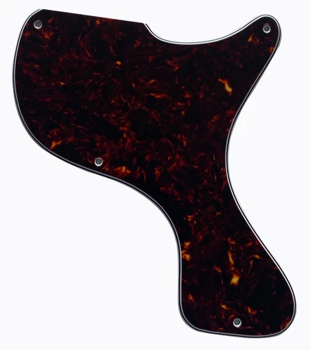 Custom For Gibson Les Paul Junior 1958 Guitar Pickguard,4 Ply Brown Tortoise