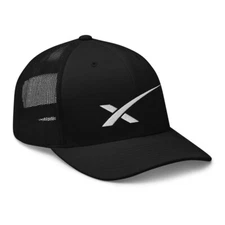 Space X Hat, Starlink Cap, SpaceX Snapback Trucker Hat