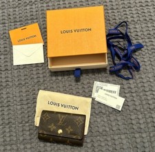 Louis Vuitton Wallet Malletier Monogram Multicles 6 Key Holder Keychain New