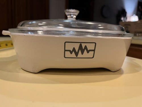 Corning Radio Wave/EKG Mikrowelle Braun N Sear Abgedeckte Schale Kochen Kochen Deckel