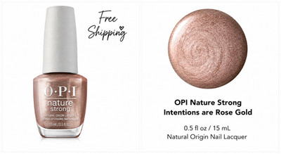 OPI Nature Strong Intentions Are Rose Gold Nail Polish 0.5oz New