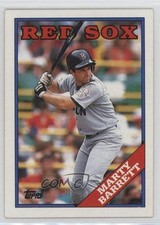 1988 Topps Marty Barrett #525 1mg2