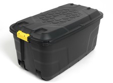XXL Transport Box Cushion Box with 145-Litre Capacity and 4 Wheels, Detachabl...