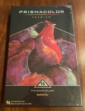 Prismacolor Premier NuPastel Firm Pastel Color Sticks, 96-Count, Multicolor