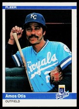 1984 Fleer #351 Amos Otis - VG