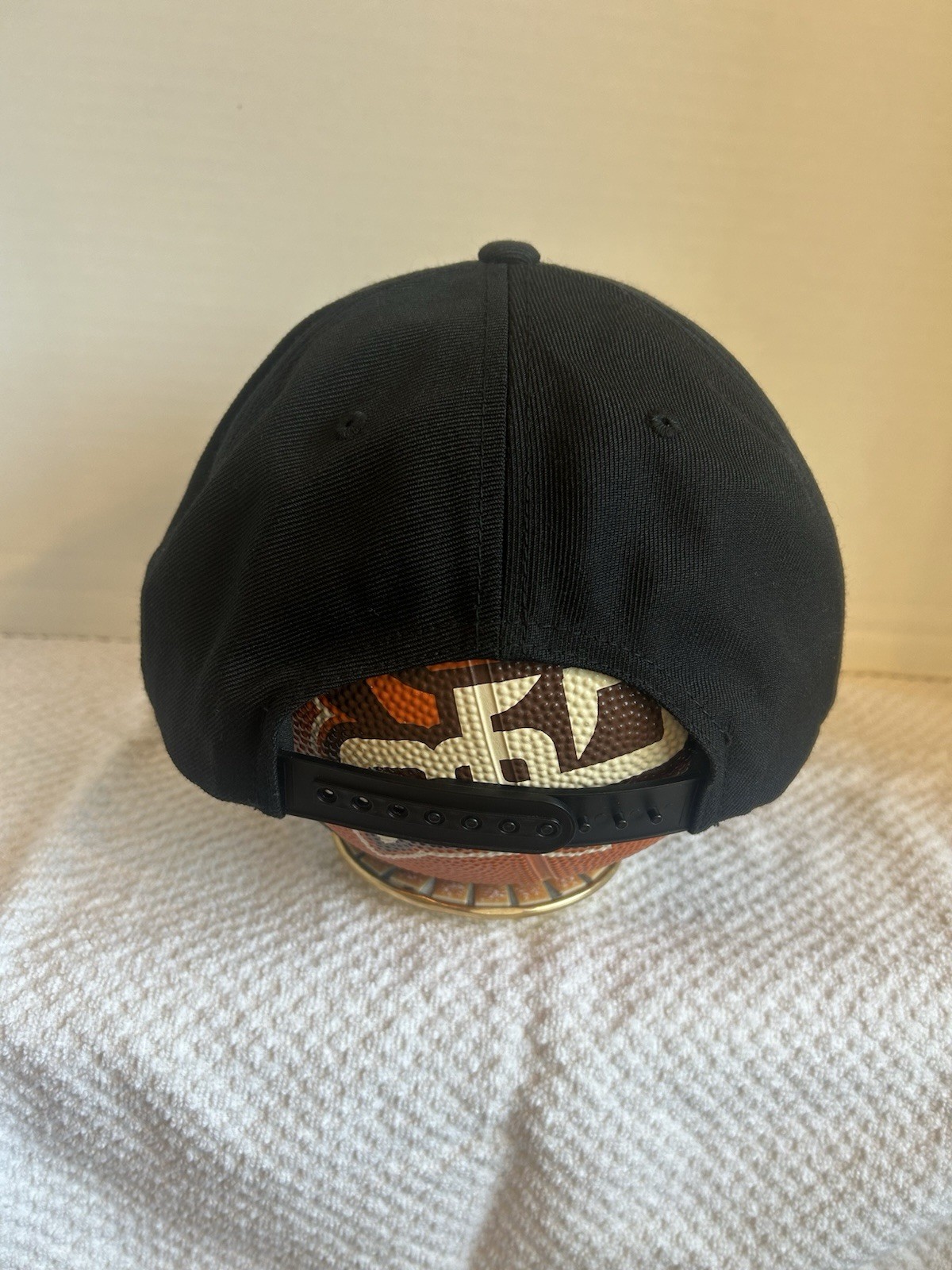 Brixton Hat Cap Snap Back Black Wool Blend Patch … - image 3