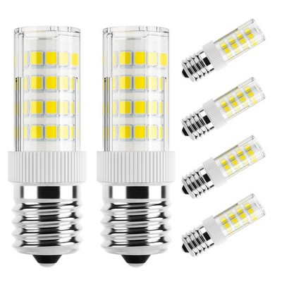 DiCUNO E17 LED Bulb, Appliance 6 Count (Pack of 1), Daylight White 6000k