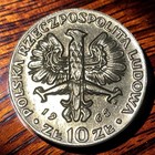 1965 Poland 10 Zlotych 700th Anniversary Warsaw Nike Commemorative Coin Lot D6-2 — photo 1