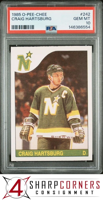1985 O-PEE-CHEE #242 CRAIG HARTSBURG POP 8 PSA 10