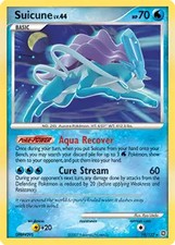 Suicune - 19/132 - Pokemon Secret Wonders Holo Card HP