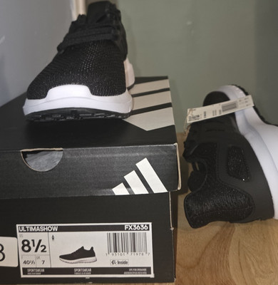 adidas Ultimashow FX3636 Low Top Sneaker Black/White Men's Running Mesh