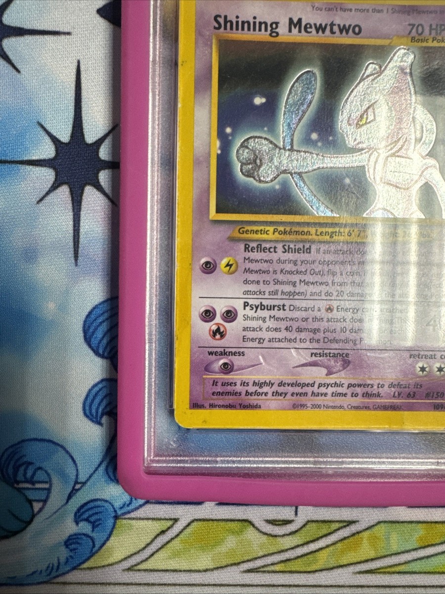 ポケカ　ひかるミュウツー　shining Mewto 英語版 109/105 ポケモンカード ひかるミュウツー 1st ED Shining Mewtwo 英語の