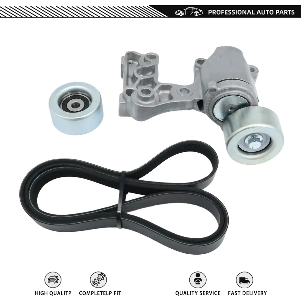 Serpentine Belt Component Kit For Lexus Toyota Avalon Highlander Sienna RAV4 Foto 2 de 4