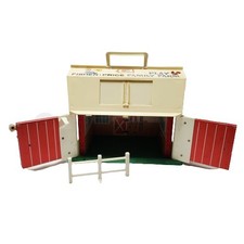 Vtg. 1967 Fisher Price Family Play Farm Barn