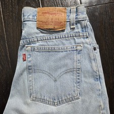 Levi's 550 Women's Jeans Vintage, Relaxed Fit, Tapered Leg, Denim Size 8 Mis M