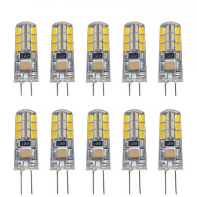 10 Stück G4 LED Birne 2W-15W 12V AC220V Energiespar Silikon Lampe 360 Strahl