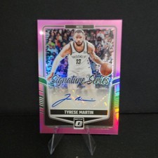 2024-25 Panini Optic Tyrese Martin #SS-MRN Brooklyn Nets Signature Series Auto