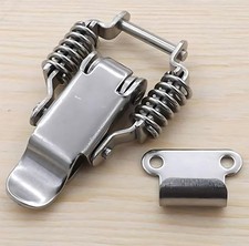304 Stainless Steel Spring Toggle Latch Catch Hasp Chests Cases Boxes - Select
