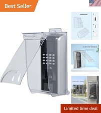 Clear Gate Outdoor Keypad Cover,Flip Access Control Rain Cover  Doorbell rain ...