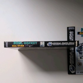 NHL All Star Hockey Sega Saturn CASE AND MANUAL ONLY (PAL)